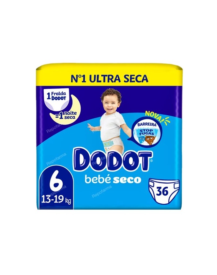 Dodot Baby Dry Diaper T6 27-43 kg 36 units
