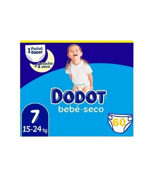 Pañal Dodot Bebé Seco Jumbo T7 15-24 kg 52 uds