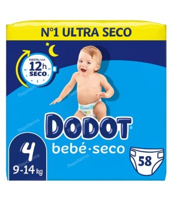 Dodot Baby Dry Diaper T4 9-14 kg 58 units