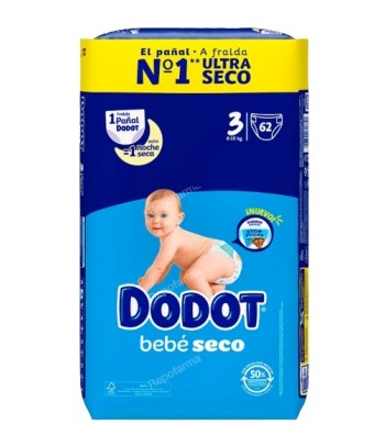 Dodot Baby Dry Diaper T3 6-10 kg 62 units