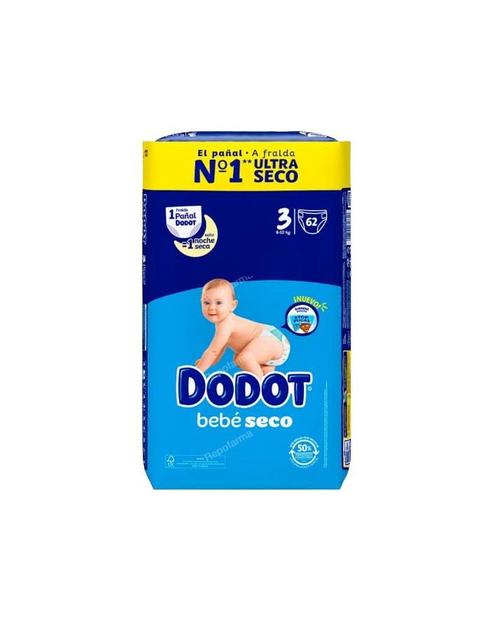Dodot Baby Dry Diaper T3 6-10 kg 62 units