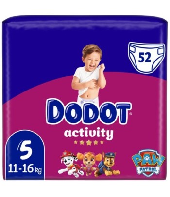 Dodot Activity Jumbo Diaper T5 52 units