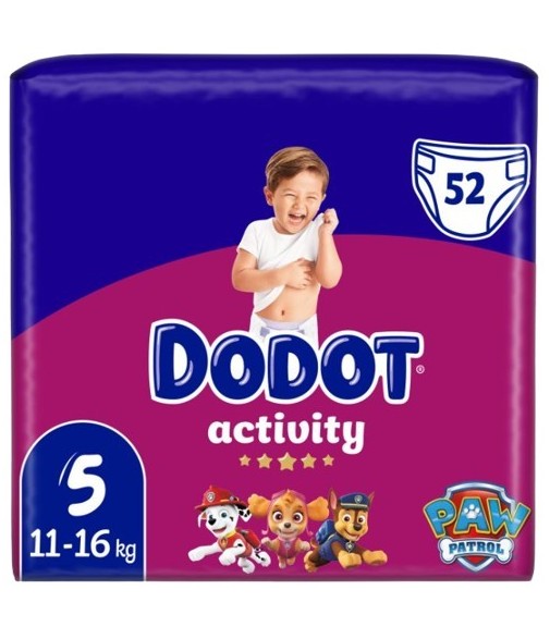 Dodot Activity Jumbo Diaper T5 52 units