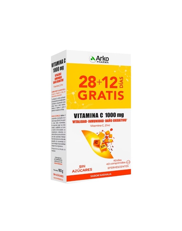 Arkopharma Vitamin C 1000 mg 40 tablets