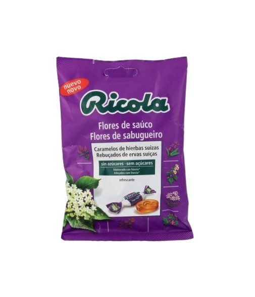 Ricola Caramelo Saúco Sin Azúcar 70 gramos