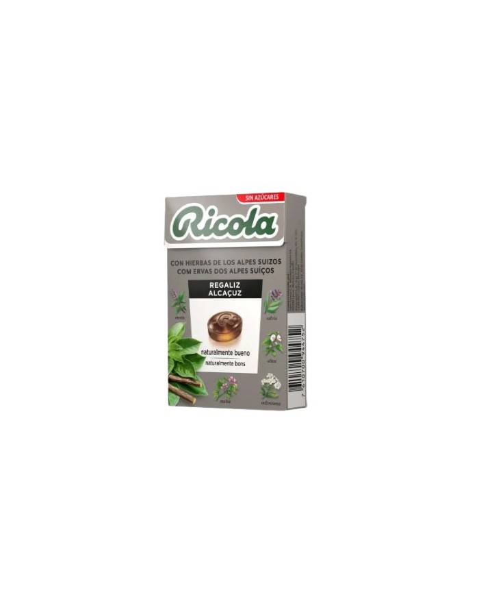 Ricola Caramelos Sin Azúcar Regaliz 50 gramos
