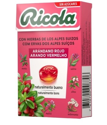 Ricola Sugar-Free Candies Cranberry 50 grams