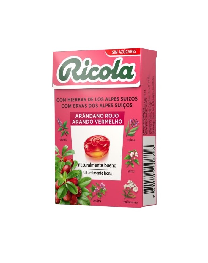 Ricola Sugar-Free Candies Cranberry 50 grams