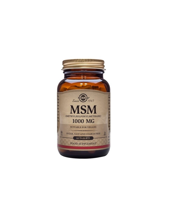 Solgar MSM 1000 mg 60 comprimidos