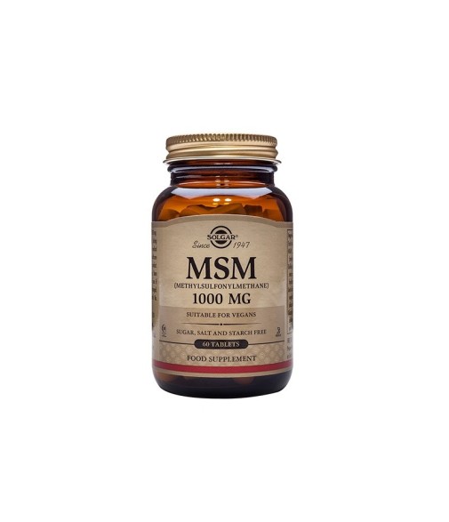 Solgar MSM 1000 mg 60 comprimidos