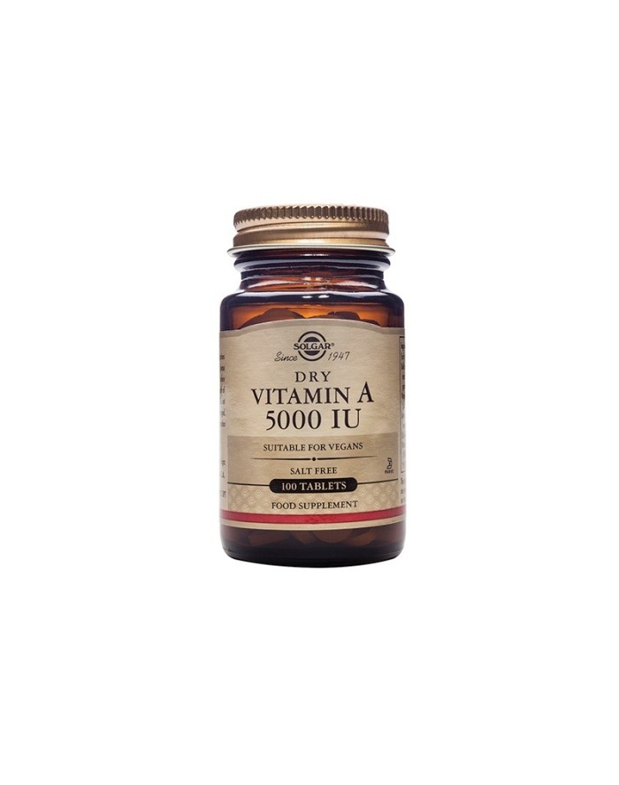 Solgar Vitamin A (5000 IU) 100 tablets