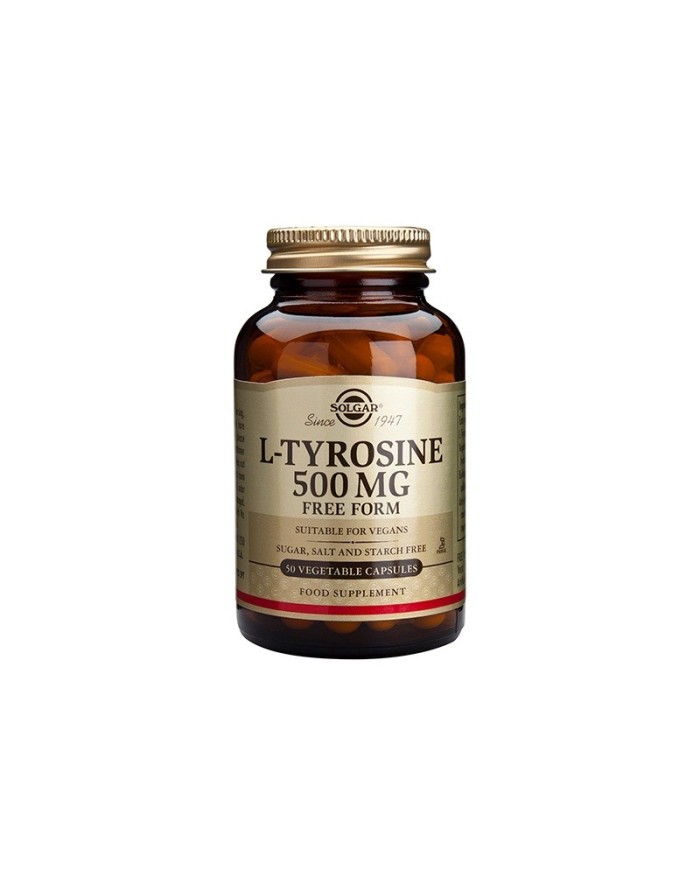 Solgar L-Tyrosine 500 mg 50 capsules