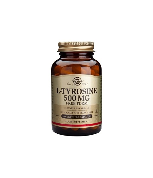 Solgar L-Tirosina 500 mg 50 cápsulas