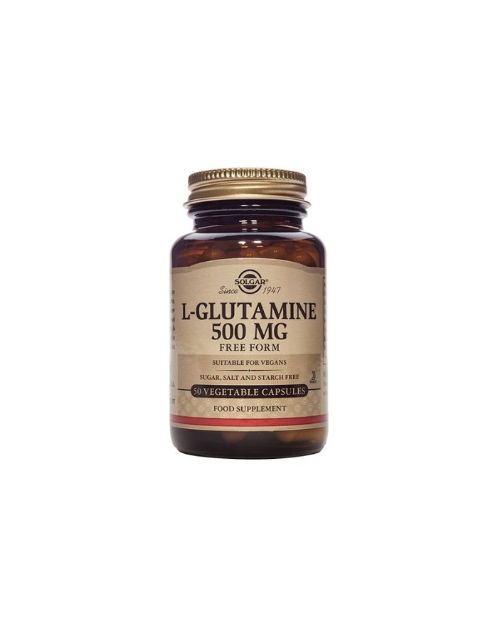 Solgar L-Glutamine 500 mg in 50 capsules