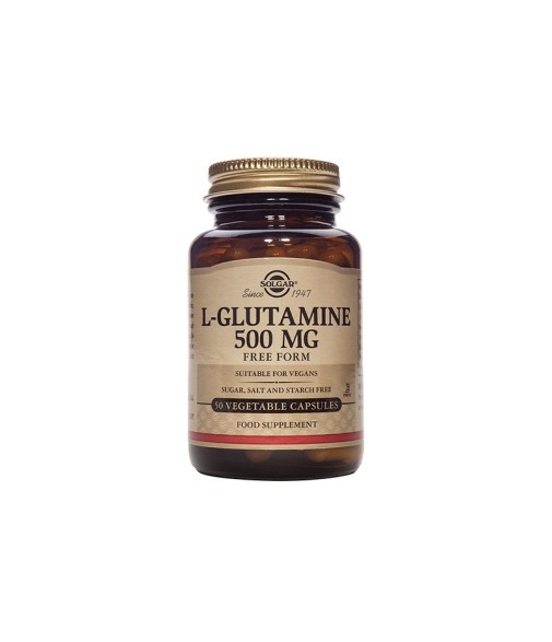 Solgar L-Glutamina 500 mg 50 cápsulas