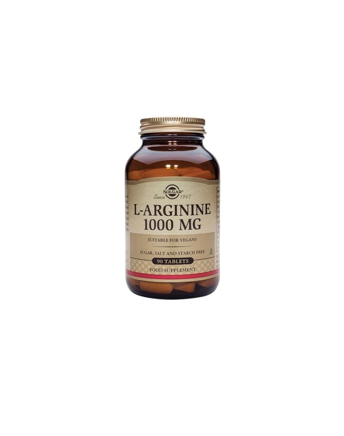 Solgar L-Arginina 1000 mg 90 cápsulas