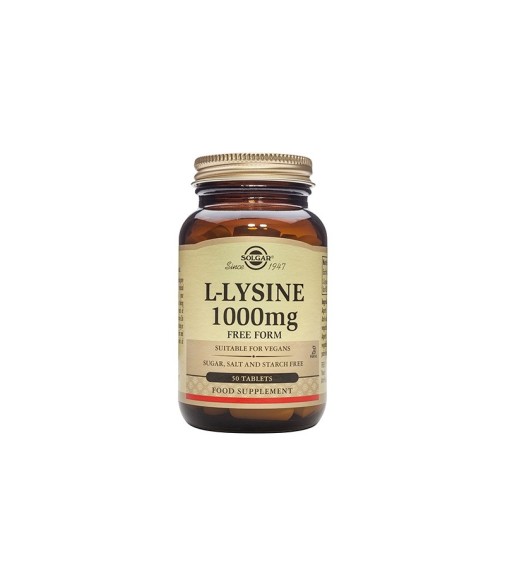 Solgar L-Lysine 1000 mg 50 tablets