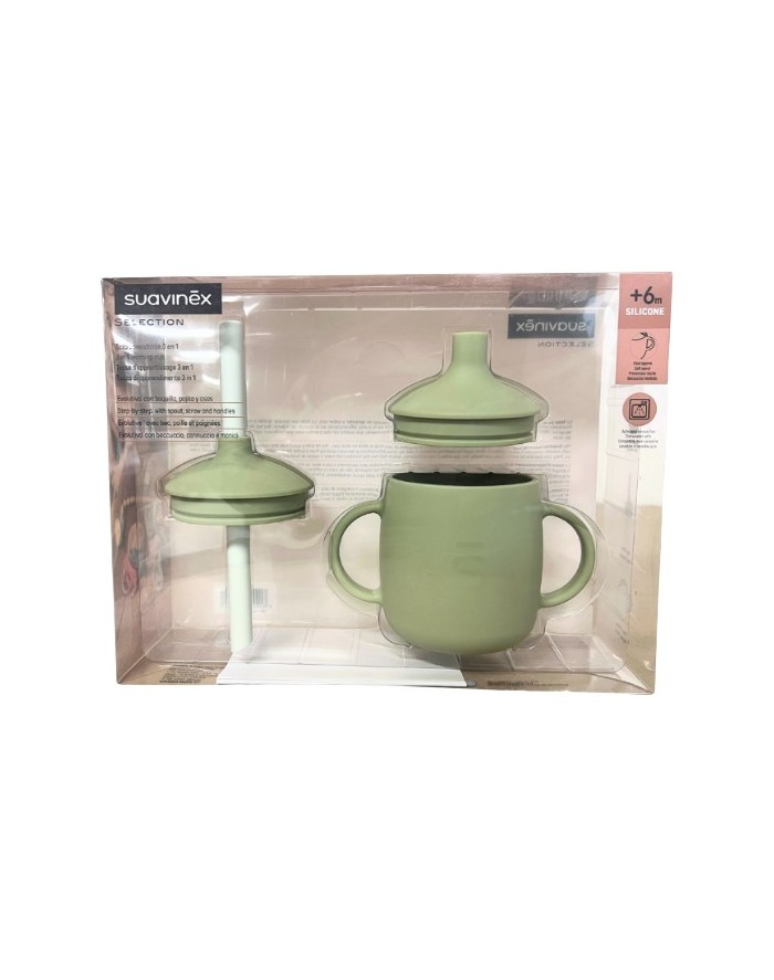 Suavinex 3-in-1 Silicone Evolutionary Cup