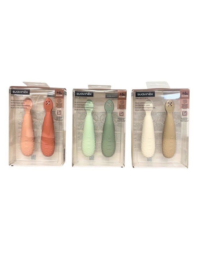 Suavinex Silicone Pre-spoon Set