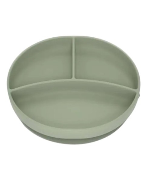 Suavinex Silicone Plate with Green Division