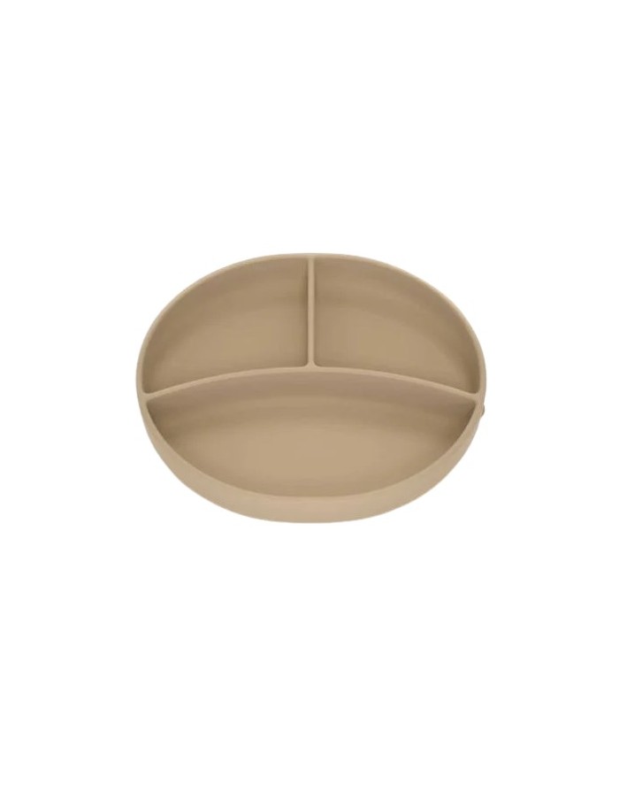 Suavinex Silicone Plate with Beige Division