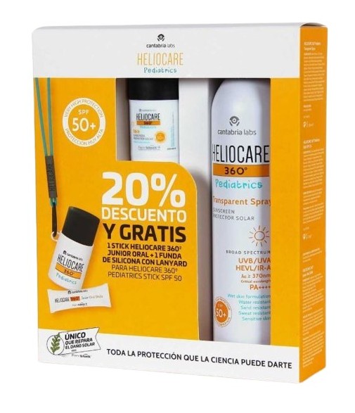 Pediatrics Stick SPF50 +  Pediatrics Transparent Spray SPF 50+