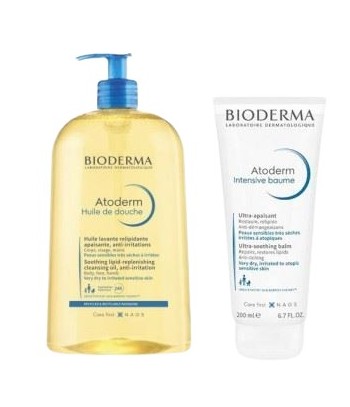 Bioderma Atoderm Shower Oil 500 ml + Ultra-Soothing Balm 200 ml
