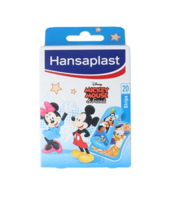 Hansaplast Tira Infantil Mickey Mouse 2 tamaños 20 uds