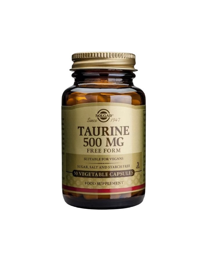 Solgar Taurina 500 mg 50 cápsulas