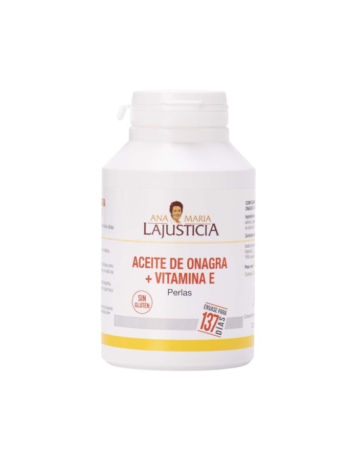 Ana María Lajusticia Aceite de Onagra+Vitamina E 275 perlas