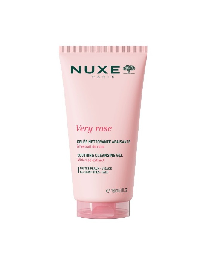 Nuxe Very Rose Soothing Cleansing Gel 1 Tube 150 ml