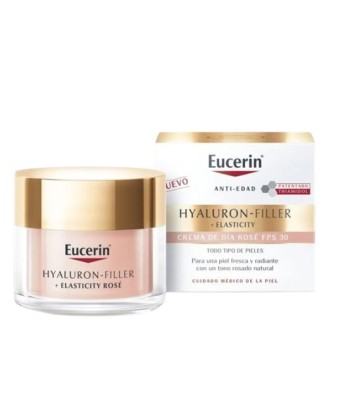Eucerin Hyaluron-Filler +Elasticity Día SPF30 Tono Rose 50 ml