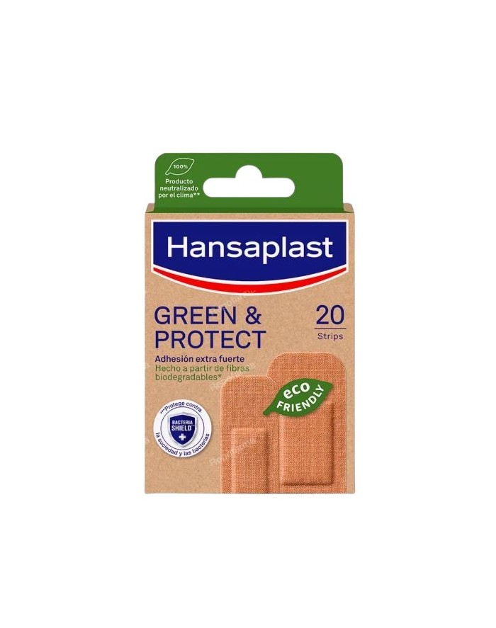 Hansaplast Tira Green&Protect 2 tamaños 20 uds