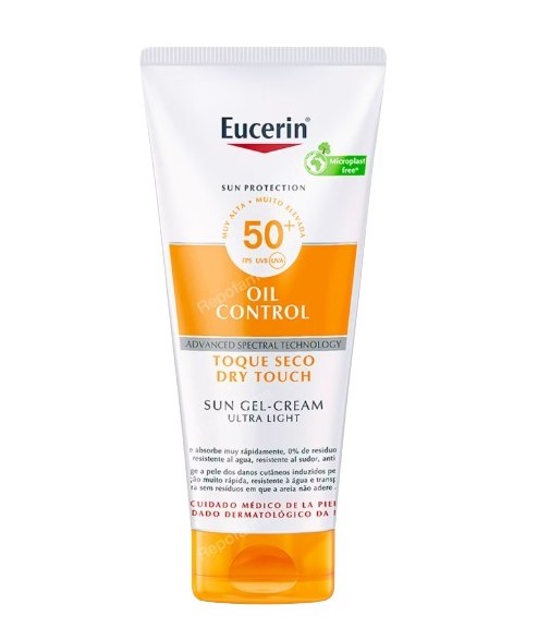 Eucerin Solar SPF50+ Oil Control Gel Cream T/Dry 200 ml