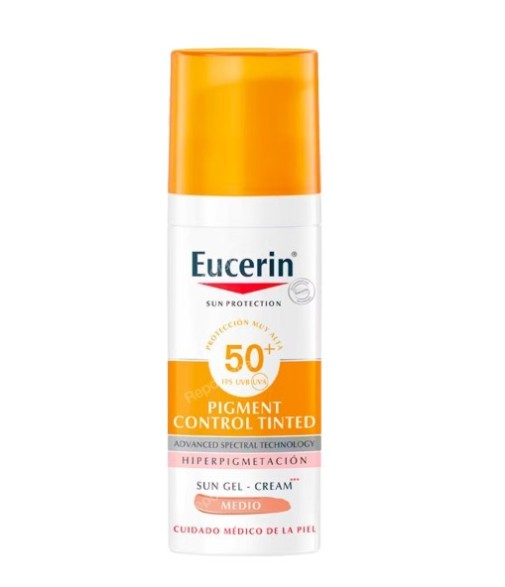Eucerin Solar SPF50+ Pigment Control Tinted Medium Tone 50 ml