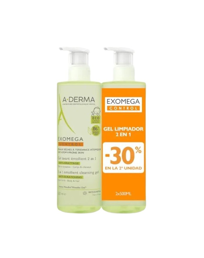 Buy A-Derma Exomega Control 2 in 1 Cleansing Gel Body and...