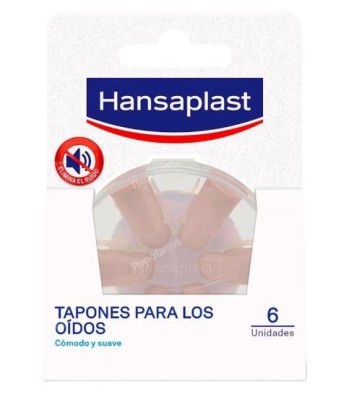 Hansaplast Tapón Oído Espuma 6 uds