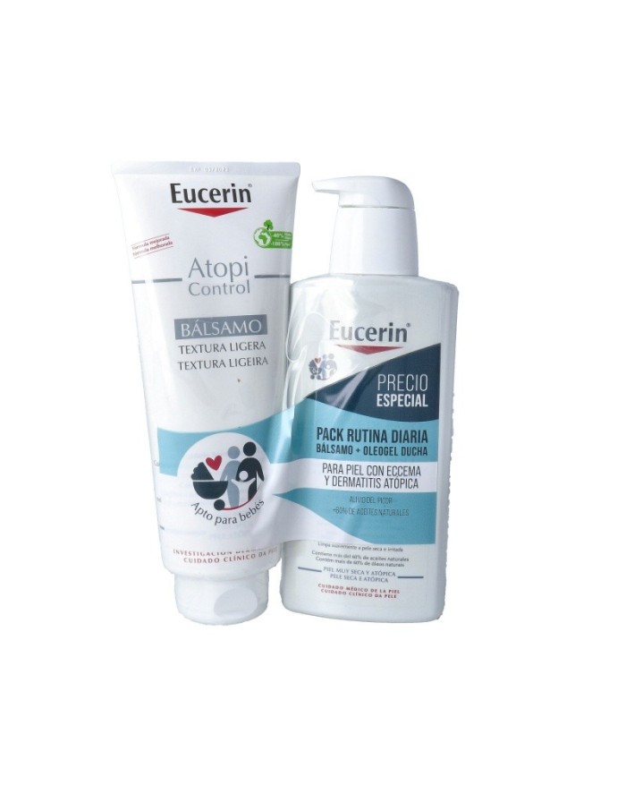 Eucerin Atopic Control Pack Routine Balm 400 ml + Shower Oleogel 400 ml