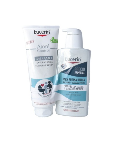 Eucerin Atopic Control Pack Routine Balm 400 ml + Shower Oleogel 400 ml