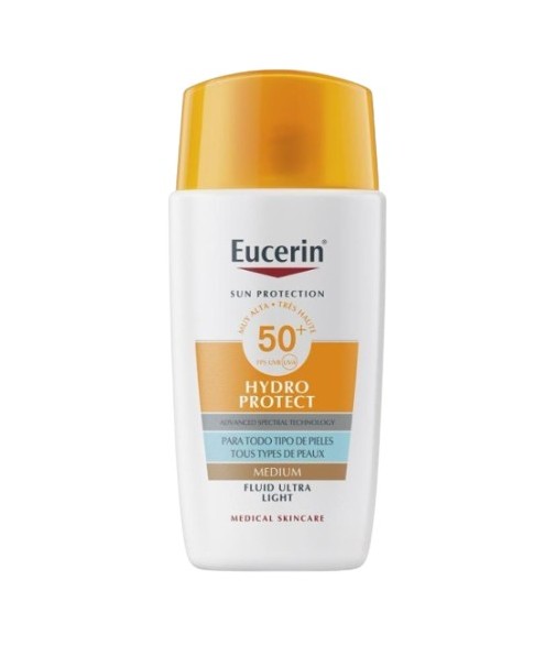 Eucerin Solar SPF50+ Hydro Protect Ultra Light Fluid Medium Tone 50 ml
