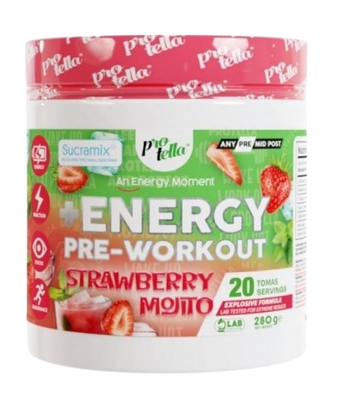 Protella Pre-Workout Strawberry Mojito 280g