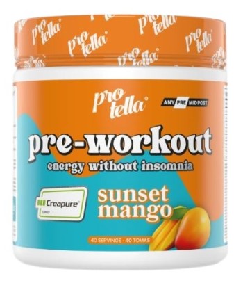 Protella Pre-Workout Sunset Mango 280g