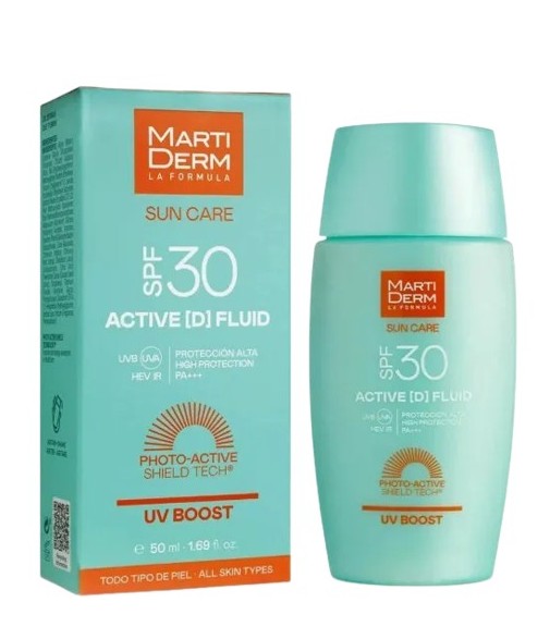 Martiderm Sun Care Fotoprotector SPF30 Active(D) Fluid UV Boost 50ml
