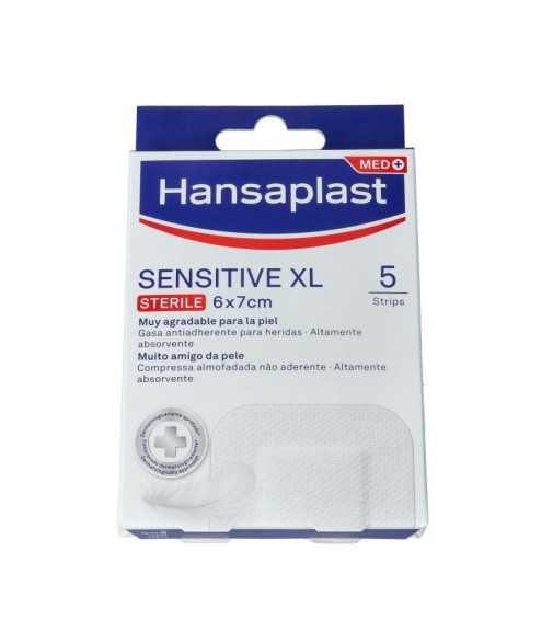 Hansaplast Sensitive XL Dressing 7x6 cm 5 units