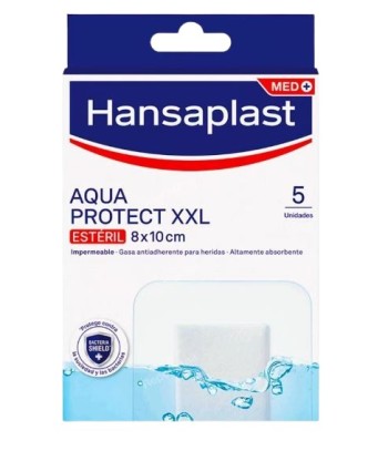 Hansaplast Aqua Protect Band-Aid XXL 8x10 cm 5 units