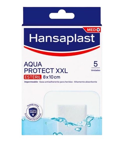 Hansaplast Tira Aqua Protect XXL 8x10 cm 5 uds