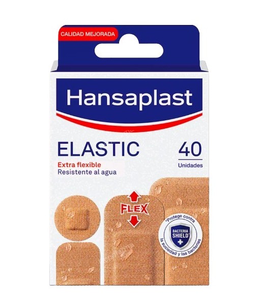 Hansaplast Elastic Assorted Plaster 40 units