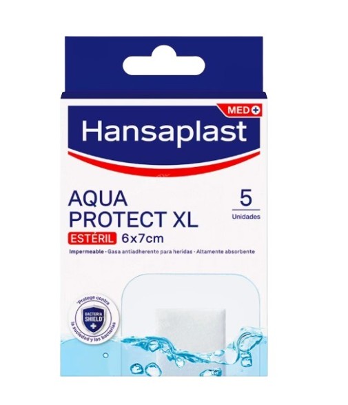 Hansaplast Tira Estéril Aqua Protect XL 6x7 cm 5 uds