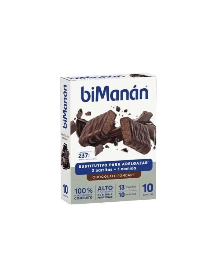 Bimanán beSLIM Fondant Chocolate Substitute Bars 10 units