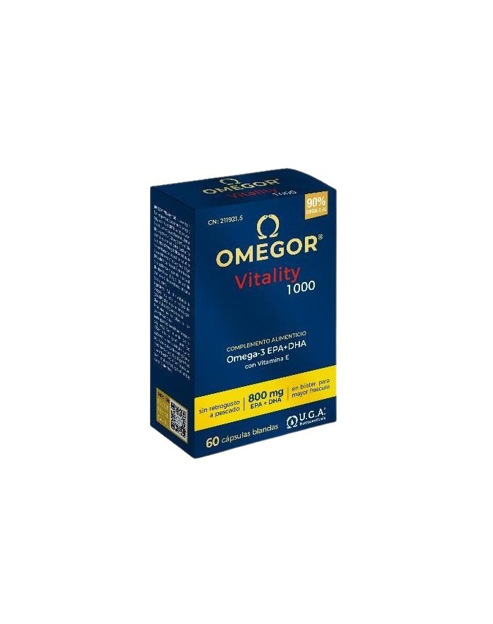 UGA Omegor Vitality 1000 60 Capsules